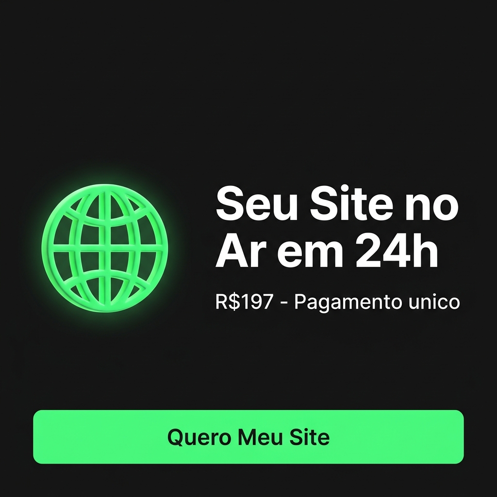 Seu Site de Corretor no Ar em 24h — R$197